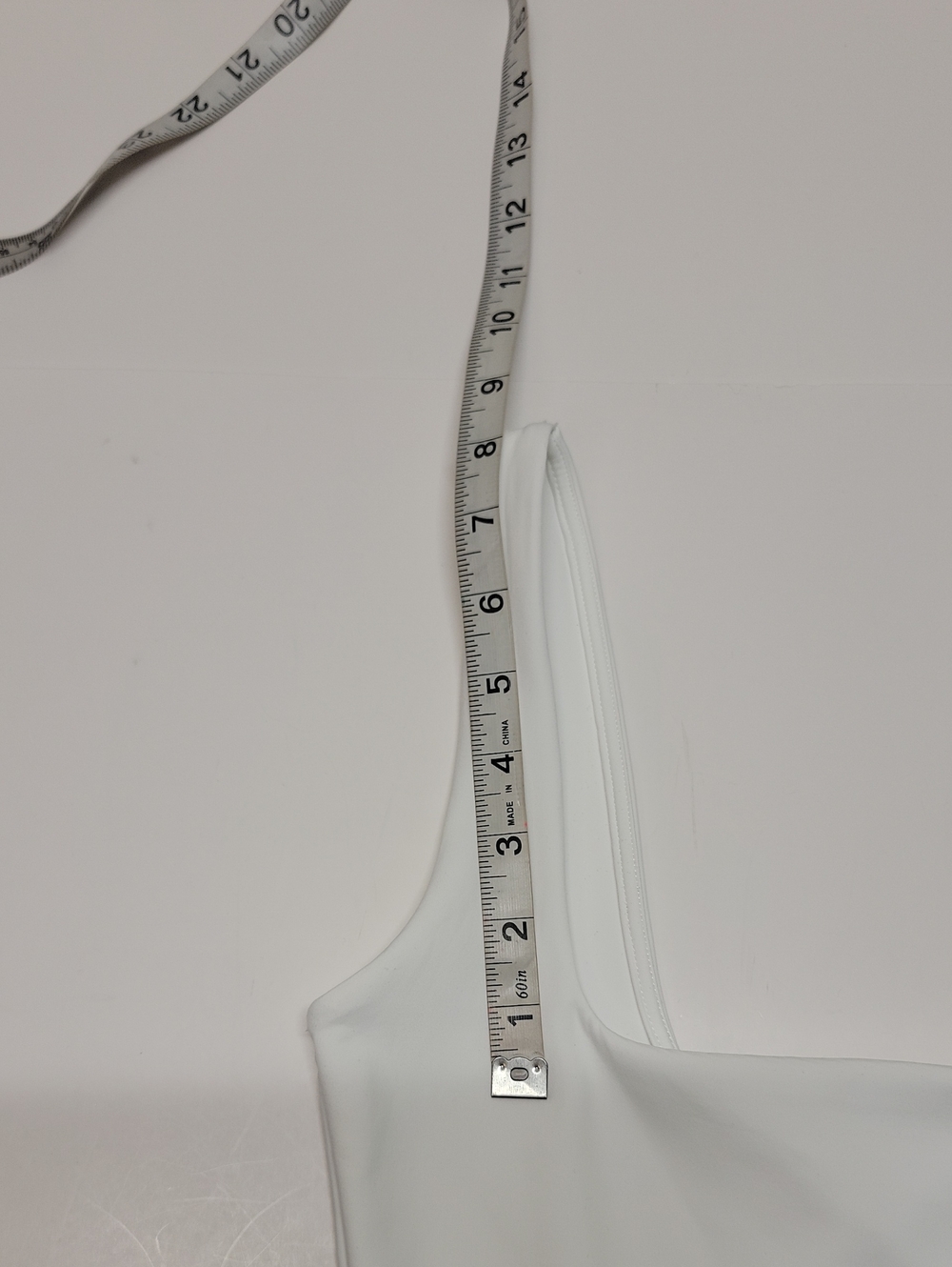 Good American White Square Neck Sleeveless Bodysuit Sz Small - Picture 12 of 12